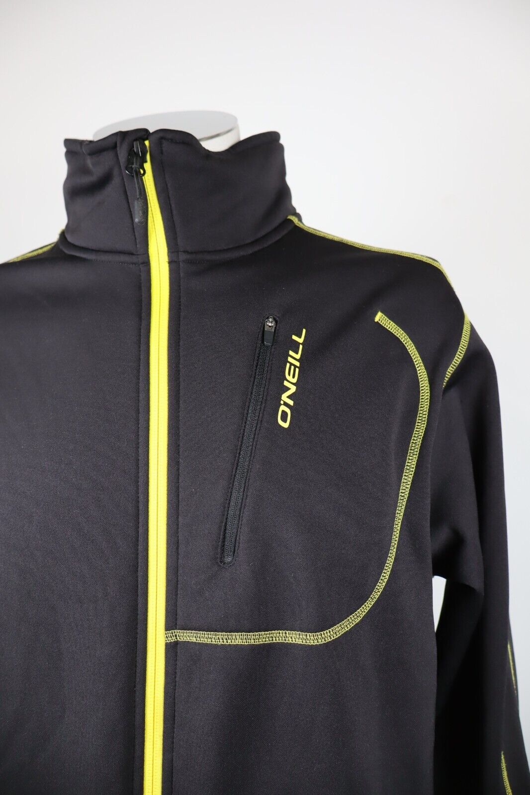 O'NEILL FELPA TECNICA GIACCA CON ZIP UOMO MAGLIA Tg 2XL MAN SWEATSHIRT VINTAGE