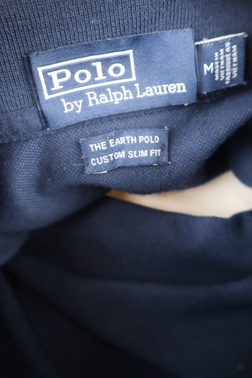 POLO RALPH LAUREN MAGLIA POLO UOMO COTONE TG M MAN COTTON SHIRT CASUAL VINTAGE