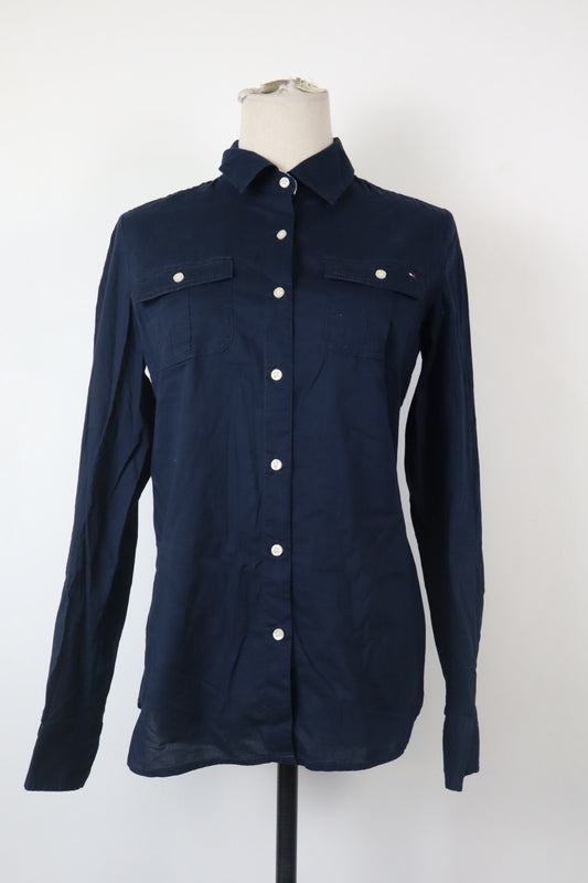 TOMMY HILFIGER CAMICIA DONNA TG S WOMAN SHIRT CASUAL VINTAGE COTONE COTTON