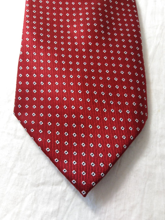 CAMICIAIO RUBEN 100% SILK TIE SETA CRAVATTA NECKTIE MADE IN ITALY SELF TIPPED