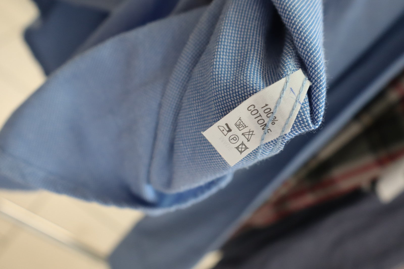 NAZARENO GABRIELLI CAMICIA COTONE UOMO TG. 41 MAN CASUAL VINTAGE SHIRT LOGO