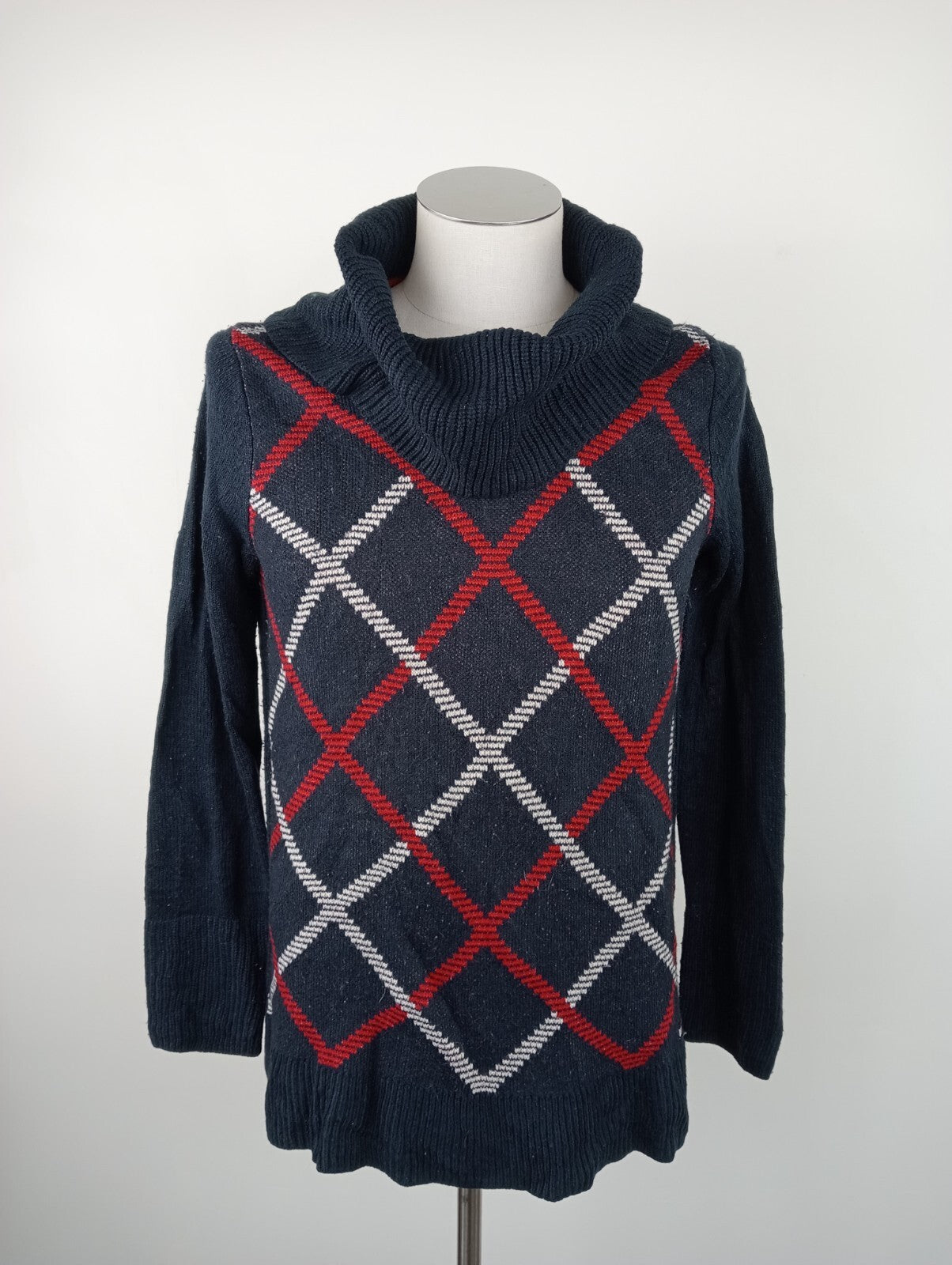 TOMMY HILFIGER MAGLIONE ACRILICO UOMO L MAN SWEATER CASUAL MAGLIA VINTAGE