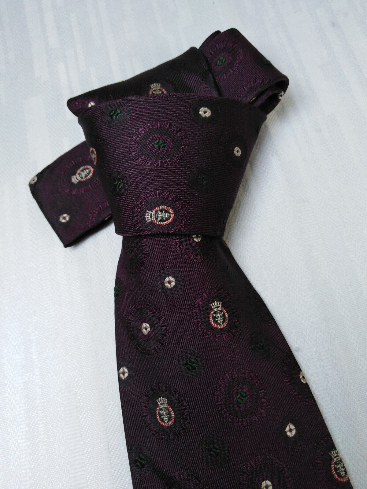 PIERRE BALMAIN 100% SILK TIE SETA CRAVATTA NECKTIE ITALY VINTAGE CLASSIC