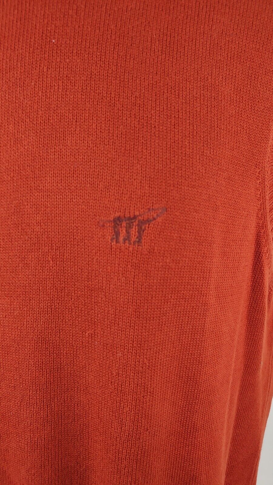 HENRY COTTON'S MAGLIONE SMANICATO COTONE VINTAGE UOMO Tg. XL SWEATER MAN CASUAL