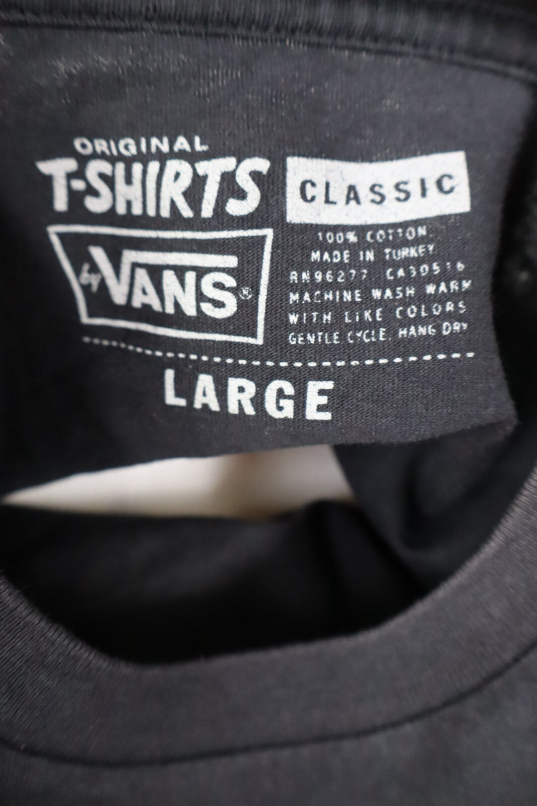 VANS MAGLIA UOMO COTONE TG. L MAN COTTON T-SHIRT CASUAL VINTAGE COTONE