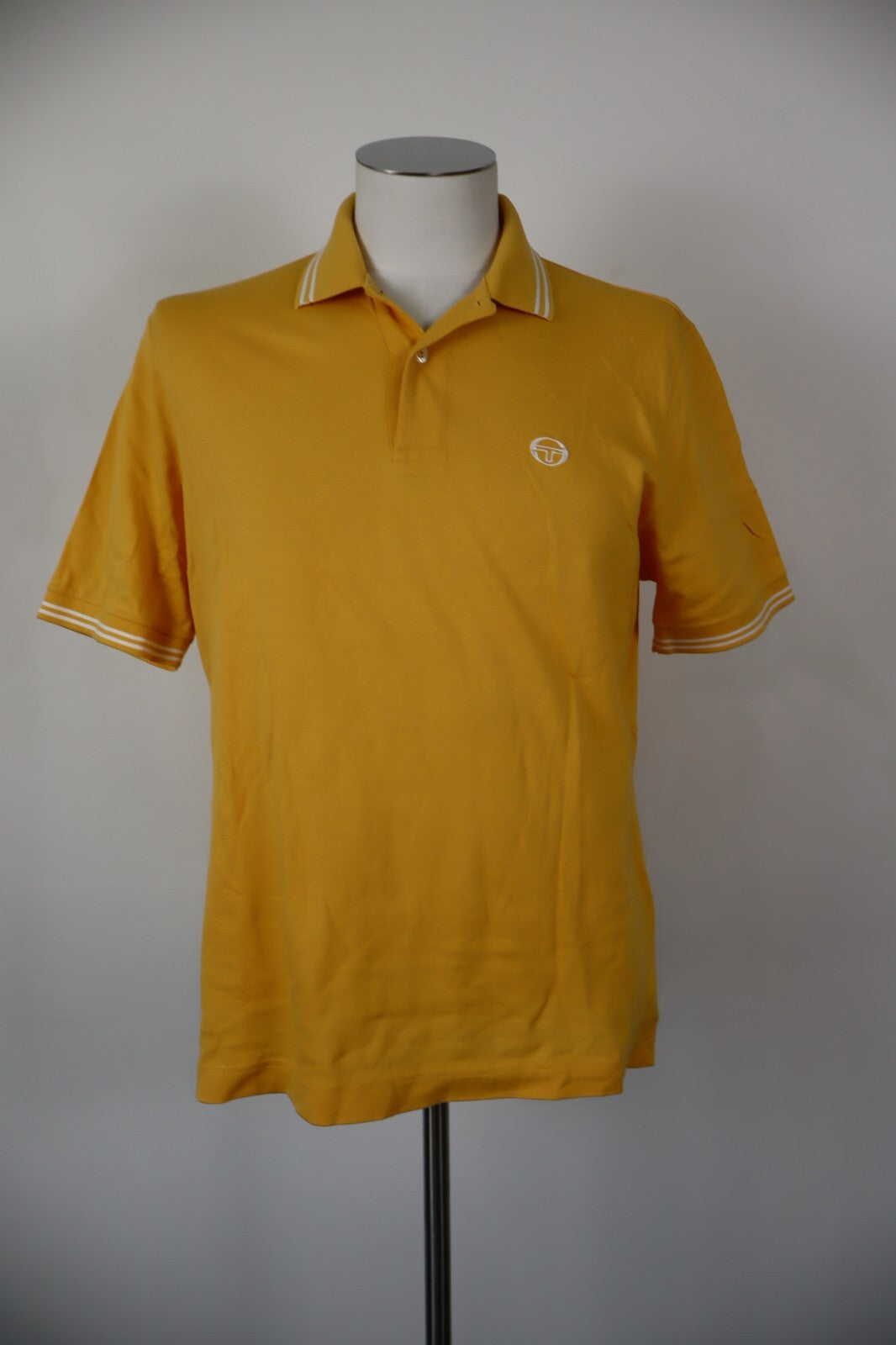 SERGIO TACCHINI MAGLIA POLO COTONE UOMO TG. L MAN T-SHIRT CASUAL VINTAGE