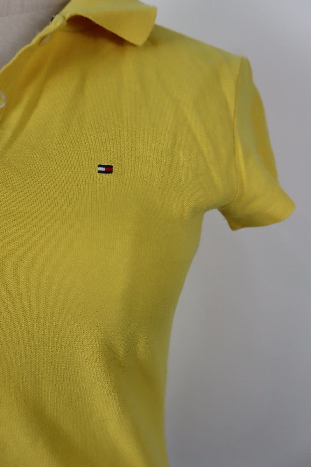 TOMMY HILFIGER MAGLIA POLO DONNA TG S SLIM FIT WOMAN CASUAL VINTAGE TOP T-SHIRT