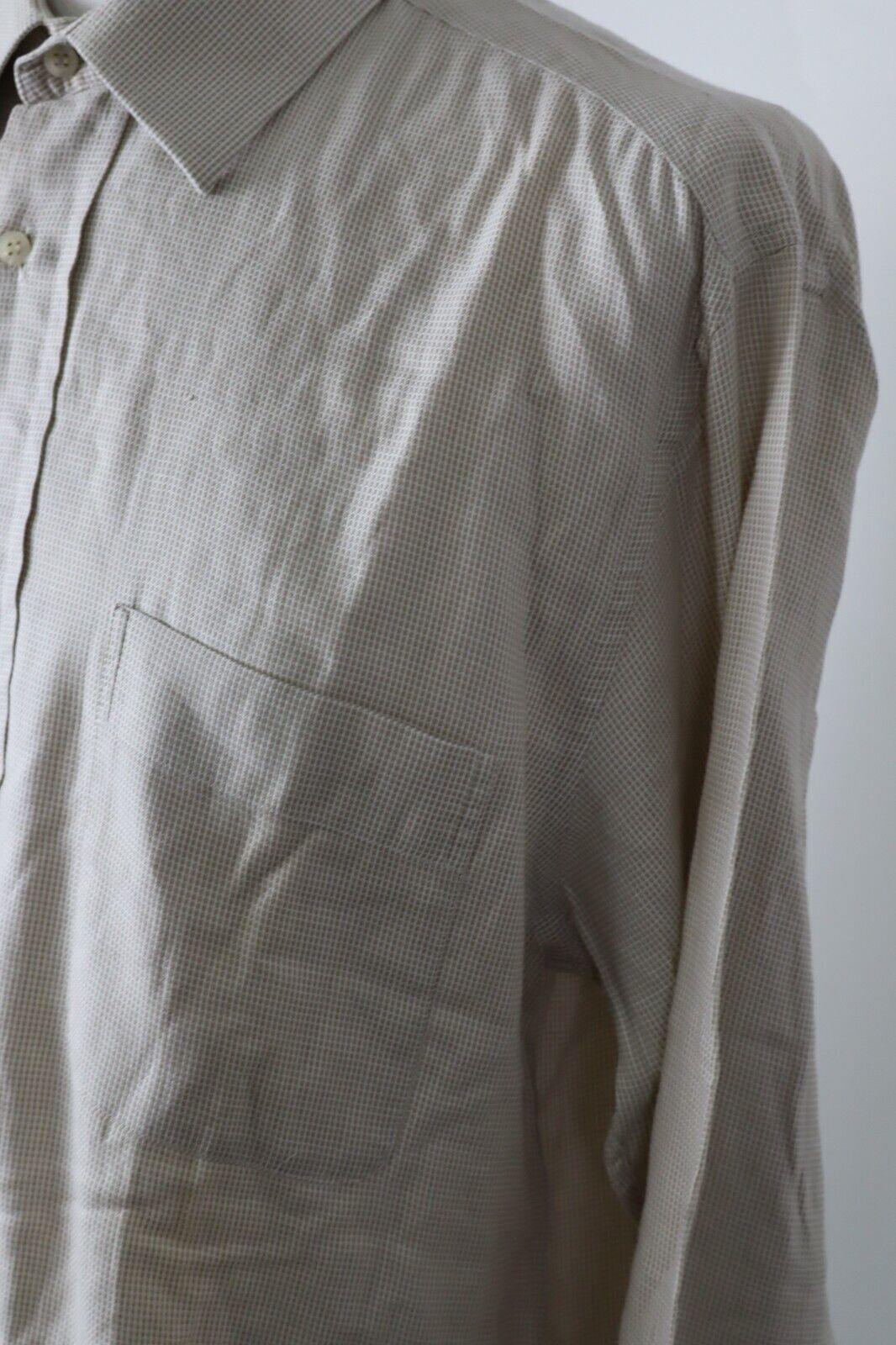 CACHAREL CAMICIA UOMO TG. 16,5  MAN CASUAL VINTAGE SHIRT COTONE