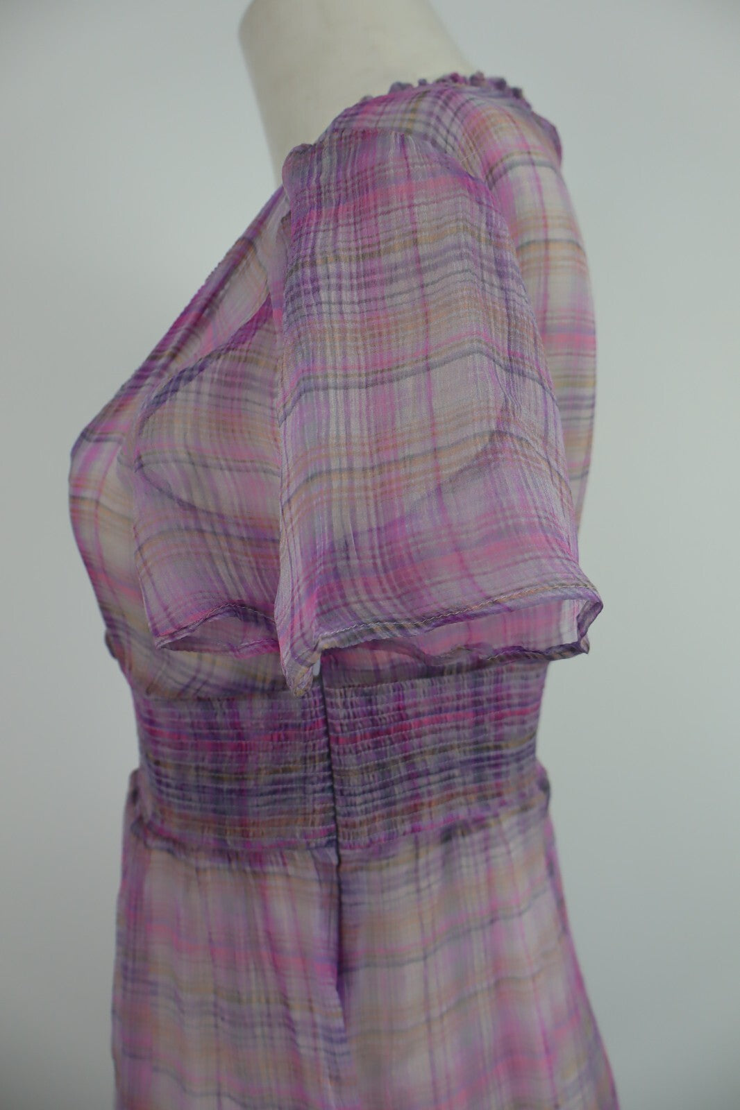 MAX & CO VESTITO ABITO VELATO DONNA WOMAN TG S DRESS CASUAL VINTAGE