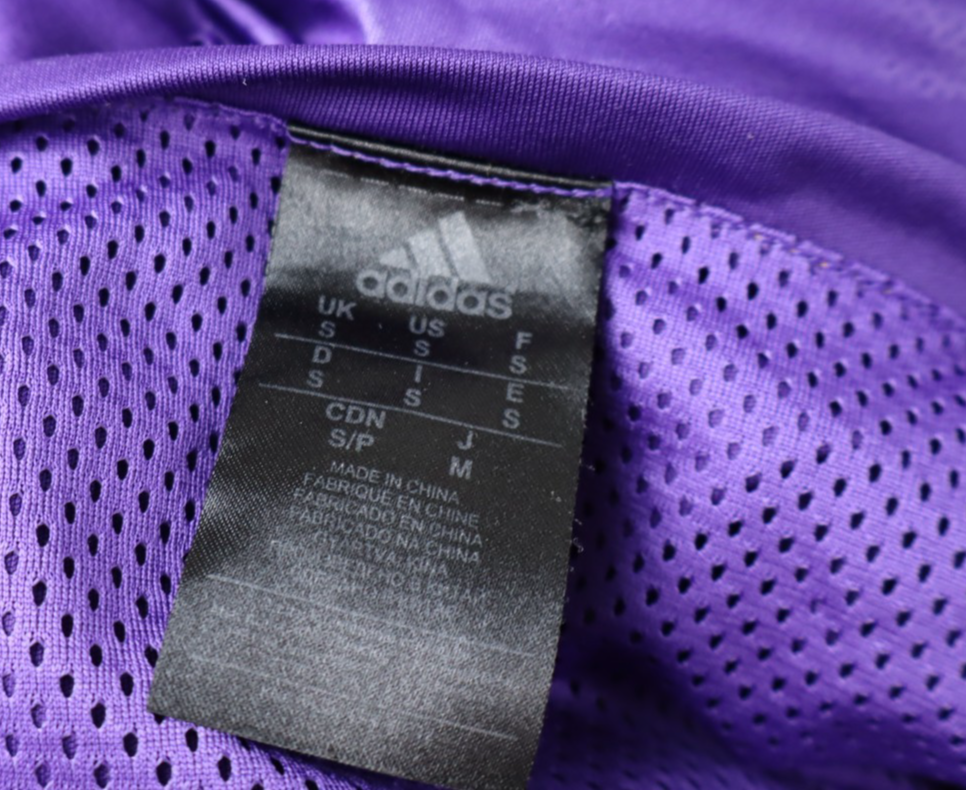 ADIDAS LAKERS NBA CANOTTA MAGLIA SMANICATA BASKET T-SHIRT UOMO TG S SPORT LOGO