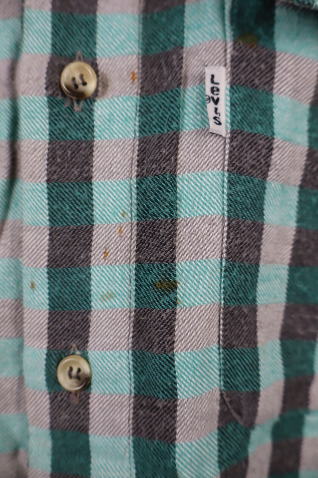 LEVI'S CAMICIA UOMO TG. M MAN CASUAL COTTON COTONE VINTAGE SHIRT