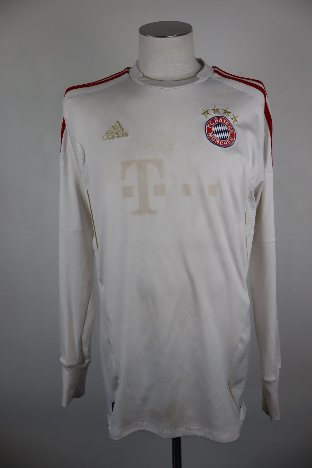 ADIDAS BAYERN MONACO MAGLIA CALCIO UOMO Tg L SOCCER JERSEY TRIKOT T-SHIRT