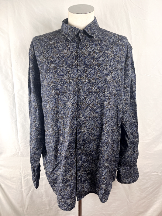 PIERRE CARDIN CAMICIA UOMO TG. 2XL MAN CASUAL VINTAGE SHIRT COTONE COTTON