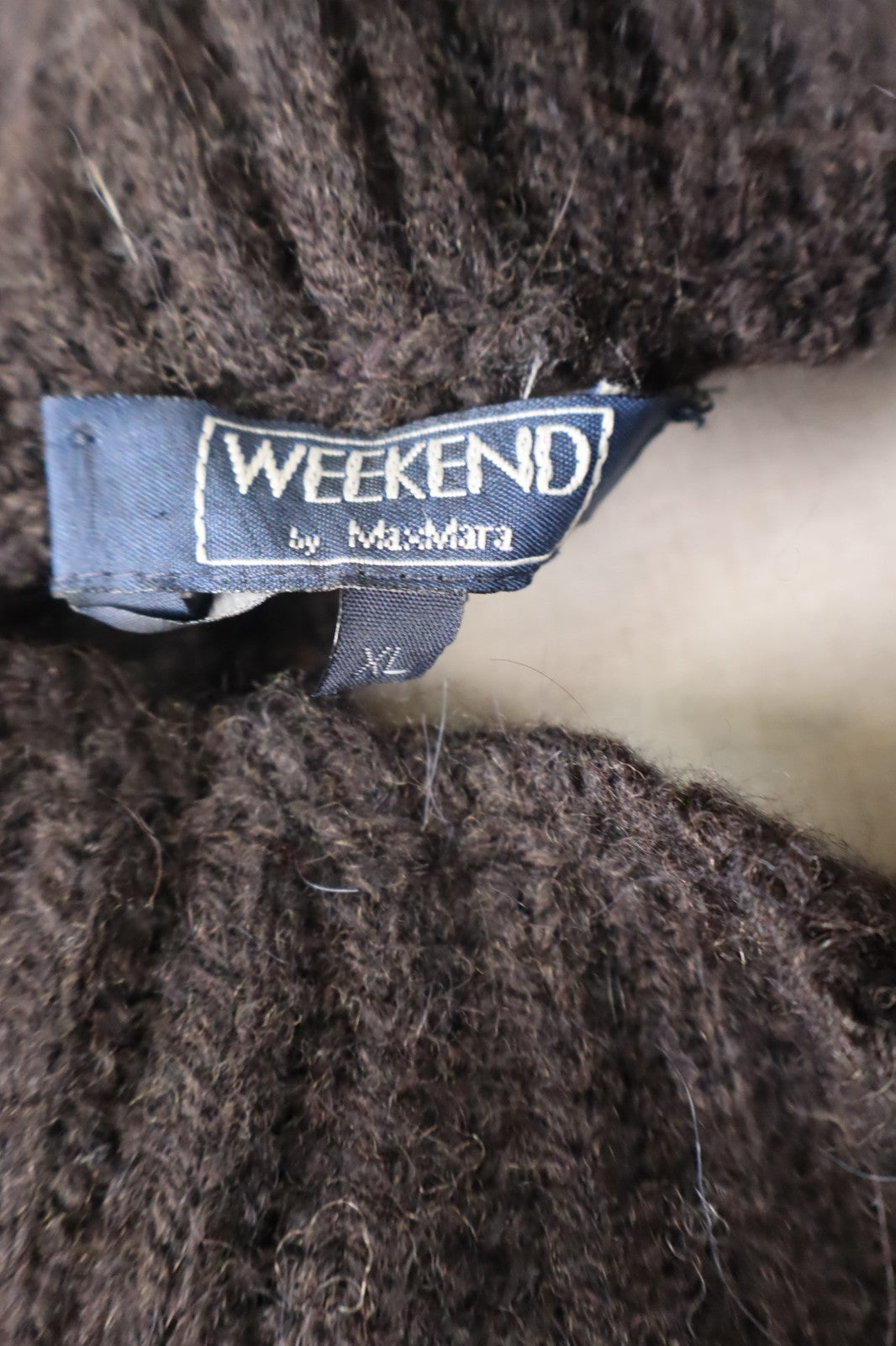 MAX MARA WEEKEND MAGLIONE LANA ALPACA DONNA L WOMAN WOOL SWEATER CASUAL VINTAGE