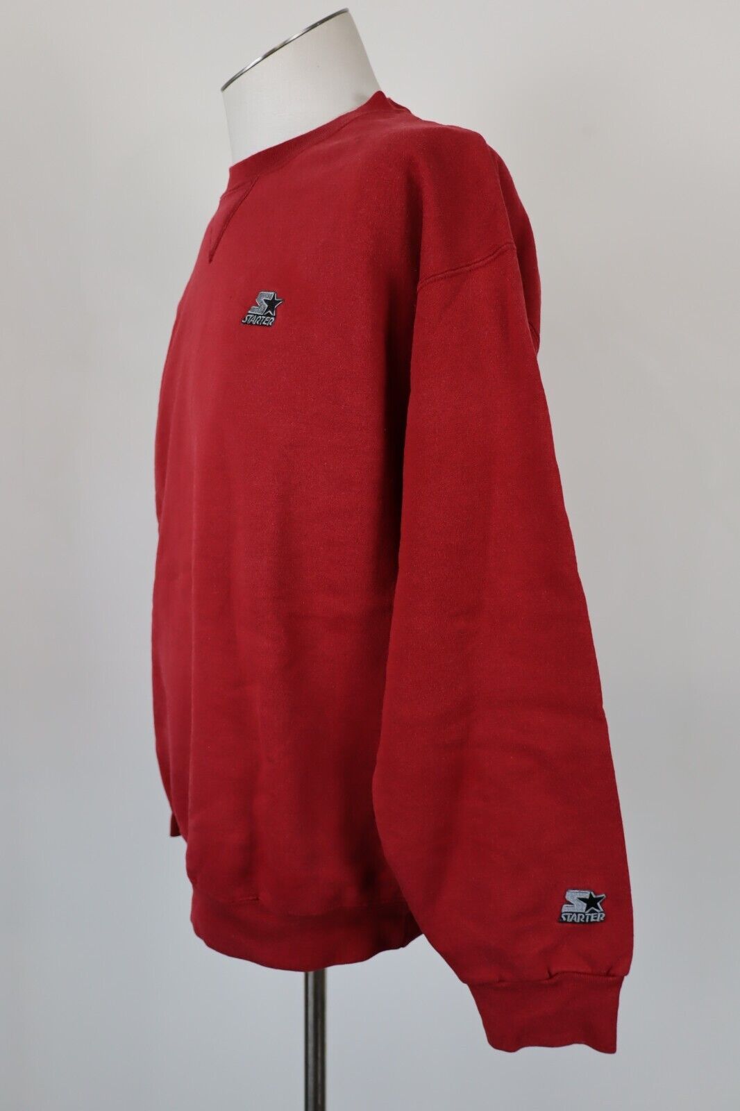 STARTER FELPA UOMO Tg L MAN SPORT SWEATSHIRT VINTAGE CASUAL COTONE