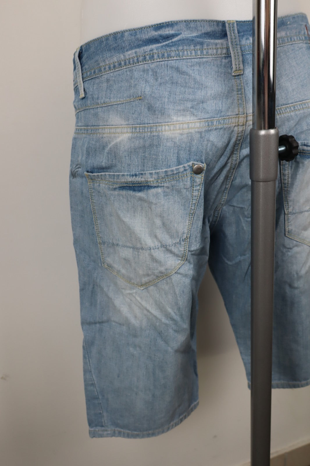 MELTIN' POT BERMUDA PANTALONE SHORTS UOMO TG 30 MAN VINTAGE CASUAL PANTS DENIM