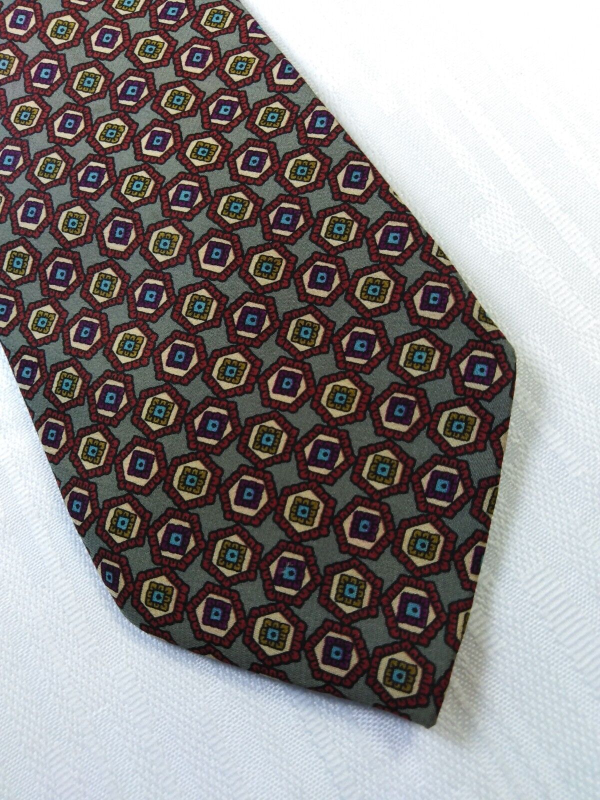 GABRIELE MOLTENI 100% SILK TIE SETA CRAVATTA NECKTIE MADE IN ITALY CLASSIC