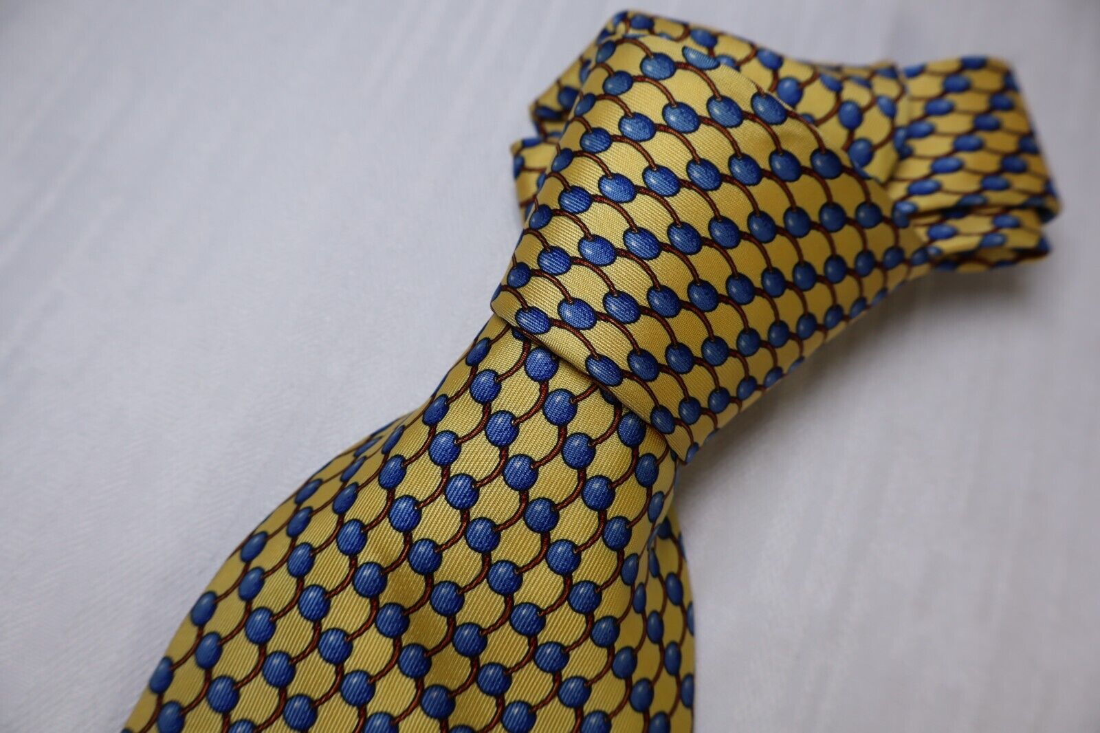 LES COPAINS 100% SILK TIE SETA CRAVATTA NECKTIE MADE IN ITALY CLASSIC