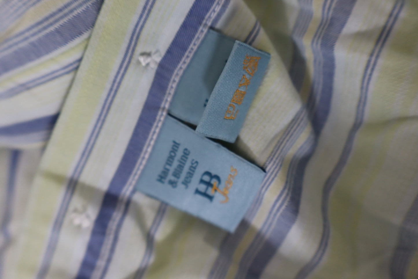 HARMONT & BLAINE CAMICIA MANICA LUNGA SHIRT UOMO XL MAN VINTAGE CASUAL COTONE