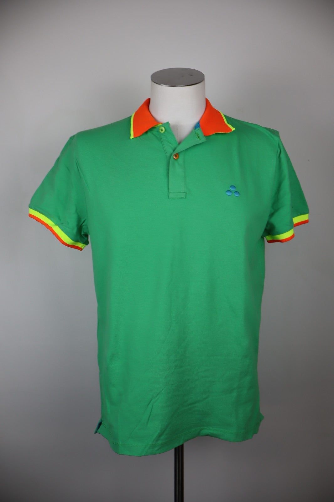 PEUTEREY POLO MAGLIA COTONE UOMO TG M COTTON MAN T-SHIRT CASUAL VINTAGE LOGO