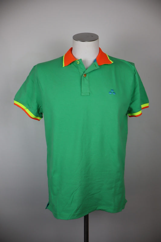 PEUTEREY POLO MAGLIA COTONE UOMO TG M COTTON MAN T-SHIRT CASUAL VINTAGE LOGO