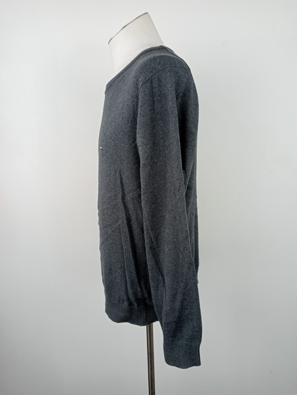 TOMMY HILFIGER MAGLIONE COTONE CASHMERE VINTAGE UOMO Tg. M SWEATER MAN CASUAL