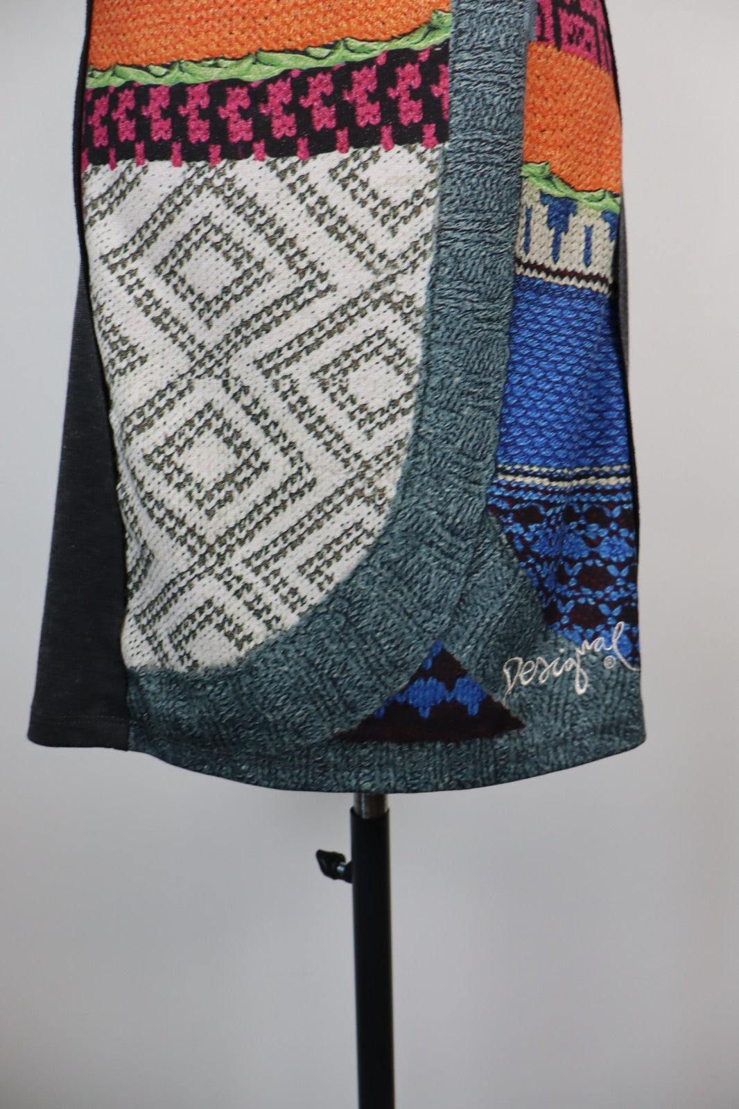 DESIGUAL VESTITO  DONNA TG 48 WOMAN CASUAL VINTAGE DRESS ABITO VISCOSA