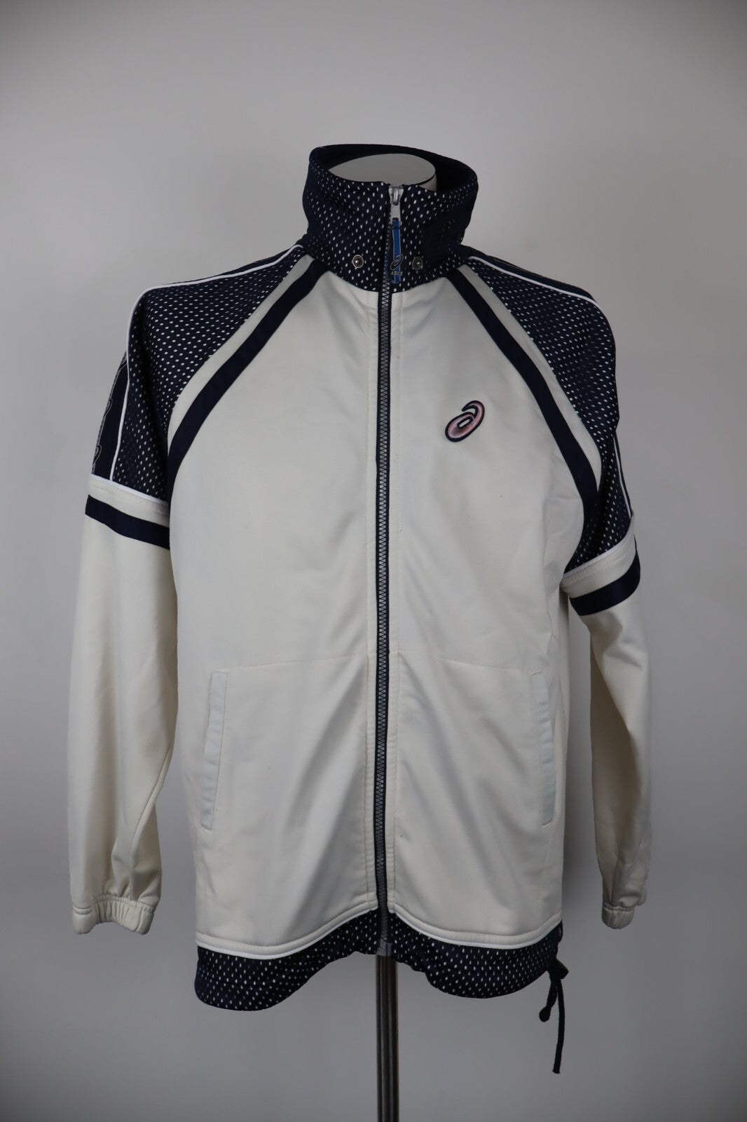 ASICS GIACCA SPORTIVA UOMO Tg. S MAN VINTAGE CASUAL SPORT JACKET