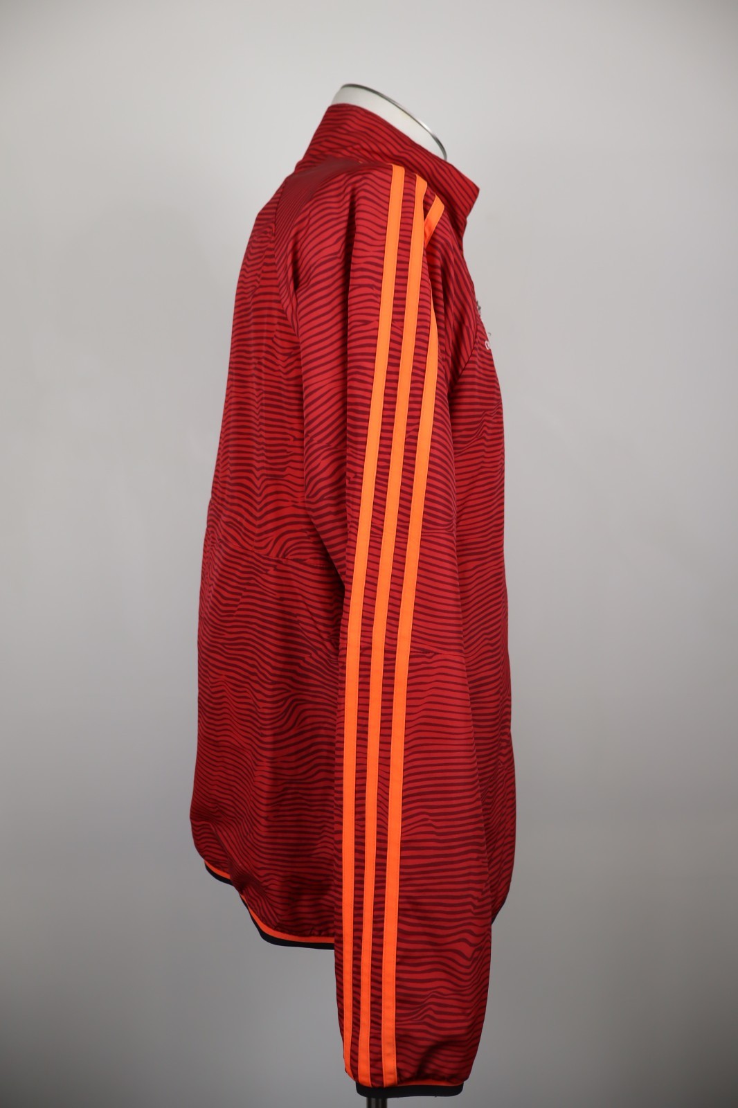 ADIDAS MANCHESTER GIACCA SPORT CALCIO UOMO M VINTAGE JACKET SOCCER IMPERMEABILE