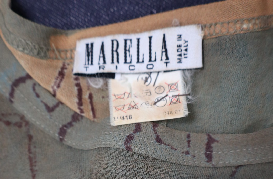 MARELLA TRICOT TWIN-SET DONNA TG. M /S WOMAN CASUAL VINTAGE MADE IN ITALY