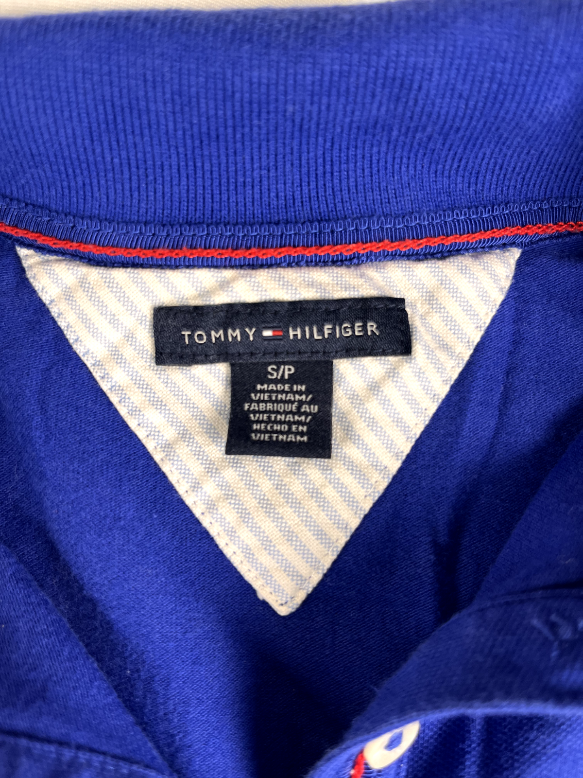 TOMMY HILFIGER POLO MAGLIA T-SHIRT DONNA COTONE TG. S WOMAN SHIRT CASUAL VINTAGE