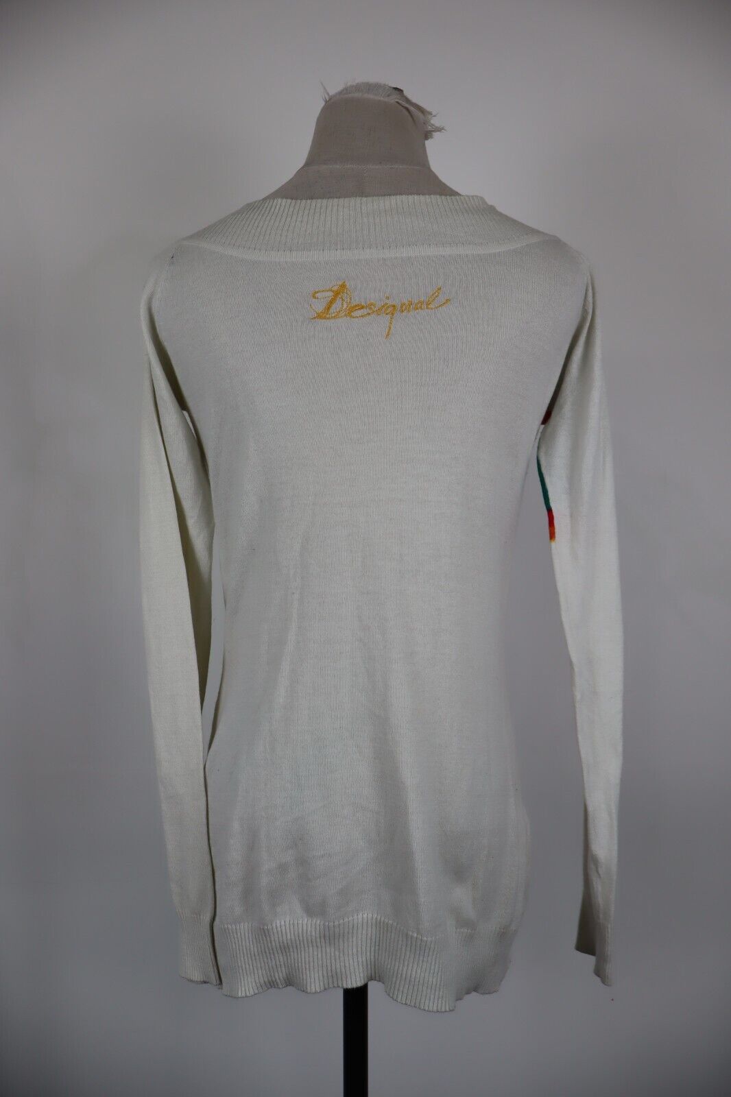 DESIGUAL MAGLIA DONNA TG. M WOMAN T-SHIRT CASUAL VINTAGE COTONE COTTON