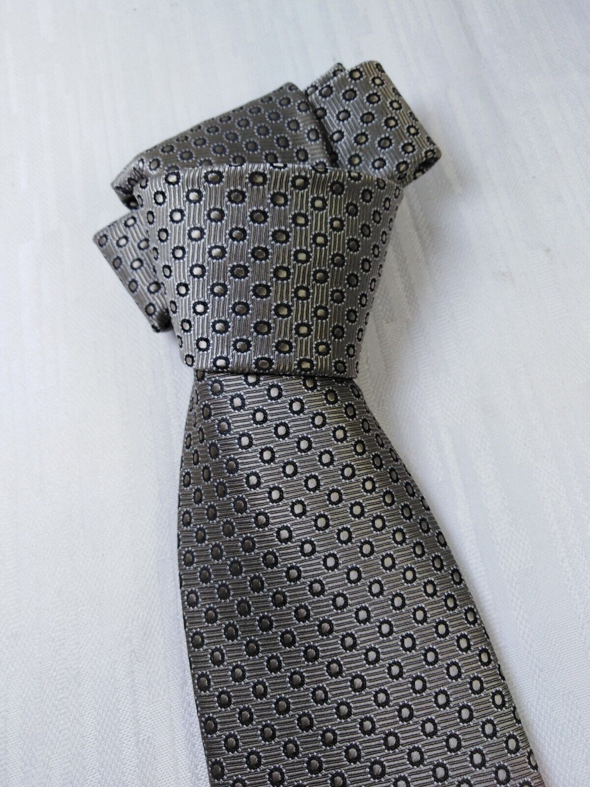 GIORGIO MARIANI 100% SETA SILK TIE CRAVATTA NECKTIE ITALY VINTAGE SELF TIPPED