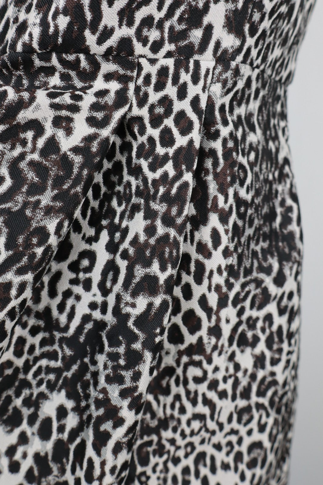 MAX & CO VESTITO DONNA TG . M WOMAN CASUAL VINTAGE DRESS ANIMALIER TASCHE
