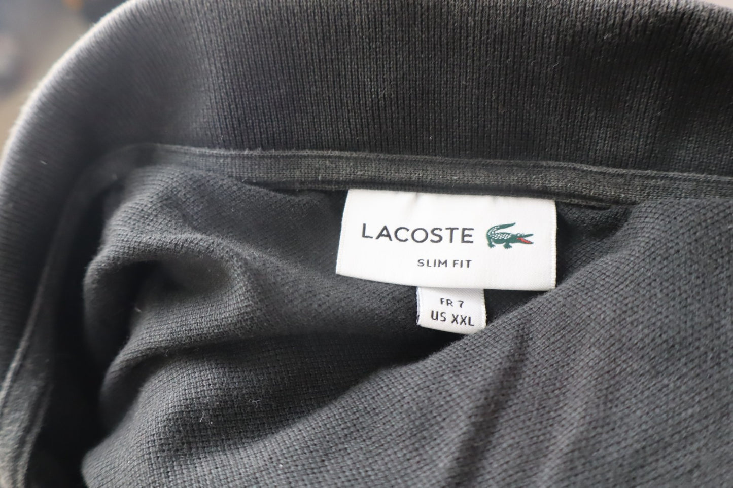 LACOSTE MAGLIA UOMO COTONE 7 SLIM MAN COTTON POLO SHIRT CASUAL VINTAGE LOGO