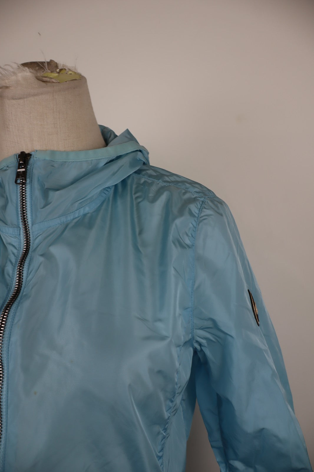 COLMAR KWAY GIUBBINO DONNA S WOMEN IMPERMEABILE CASUAL JACKET VINTAGE CELESTE