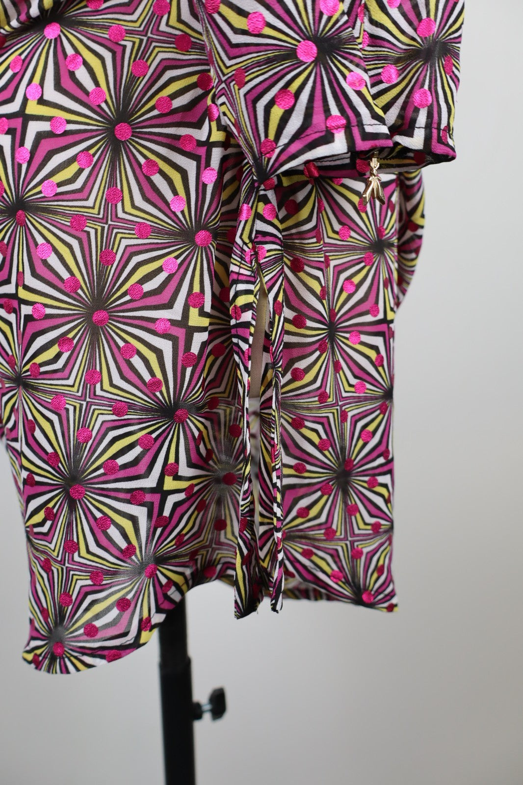 PATRIZIA PEPE MAGLIA MONOSPALLA DONNA TG. 44 WOMAN CASUAL T-SHIRT VINTAGE VELATO