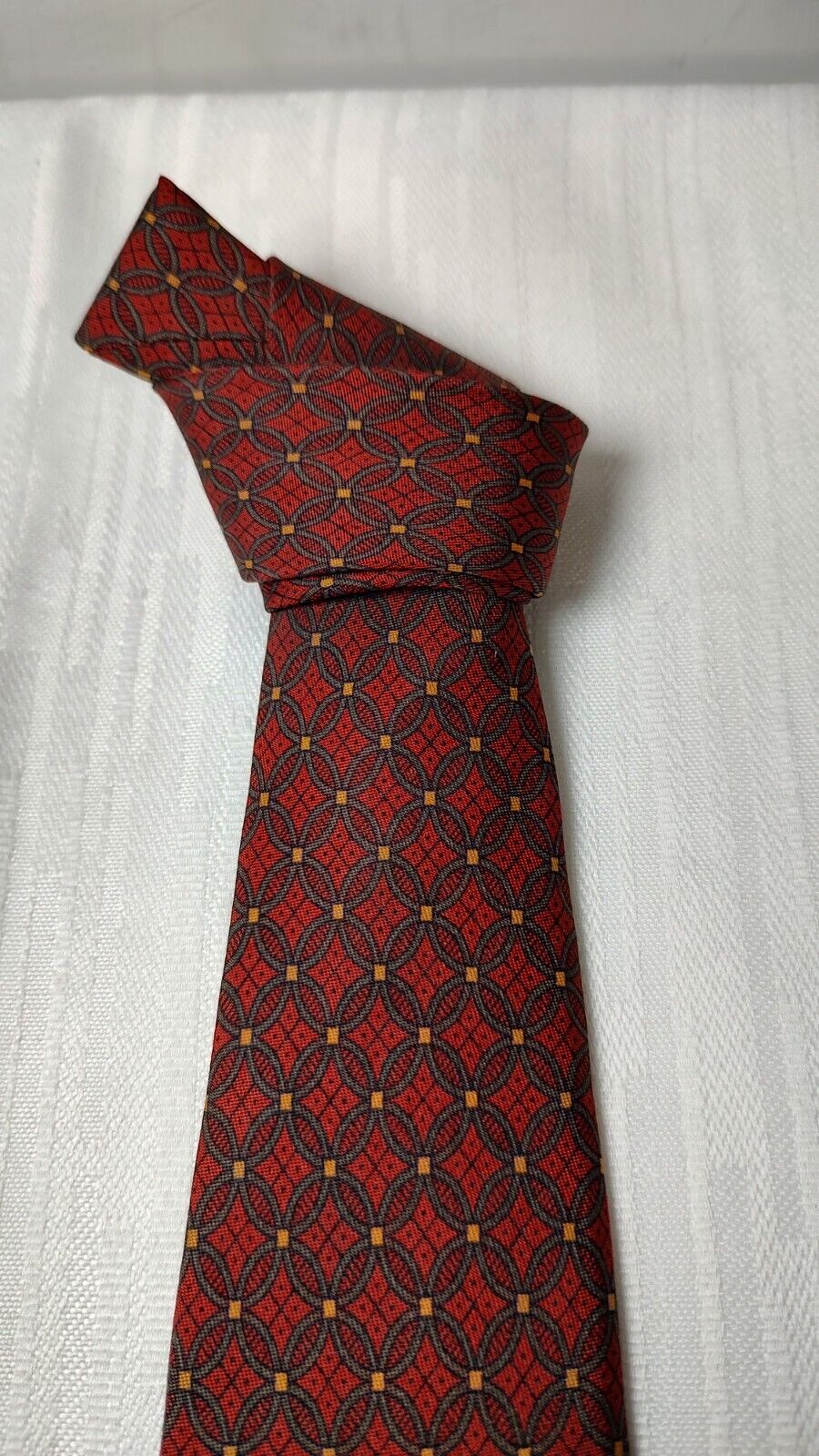 HUBERT MILANO 100%  SILK TIE SETA CRAVATTA NECKTIE MADE IN ITALY CLASSIC
