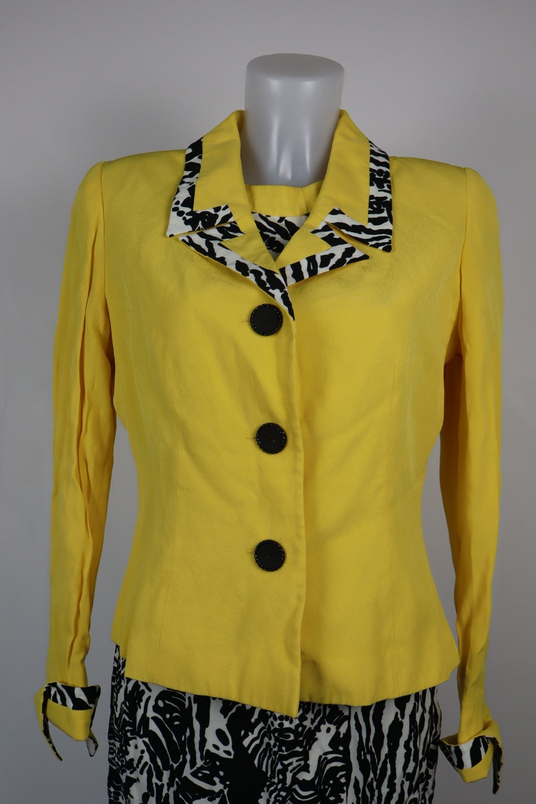 GATTINONI VARIAZIONI COMPLETO DONNA 46 VESTITO GIACCA DRESS VINTAGE CASUAL SUIT