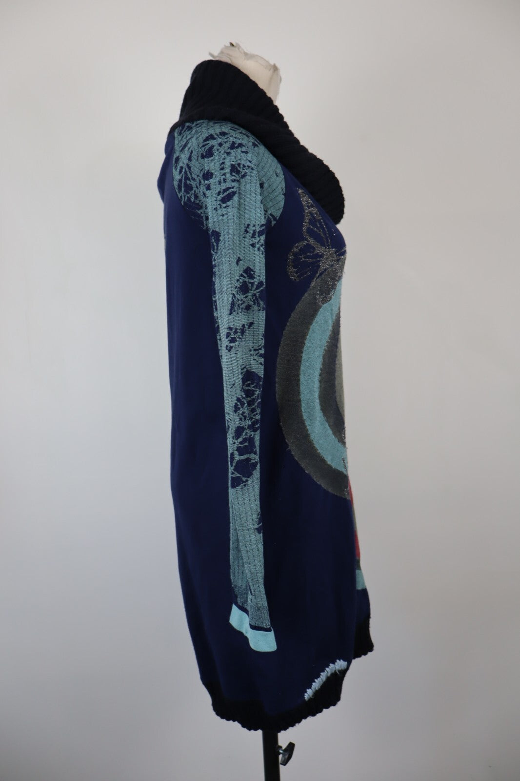 DESIGUAL VESTITO ABITO DONNA TG. XL WOMAN CASUAL VINTAGE DRESS COTONE