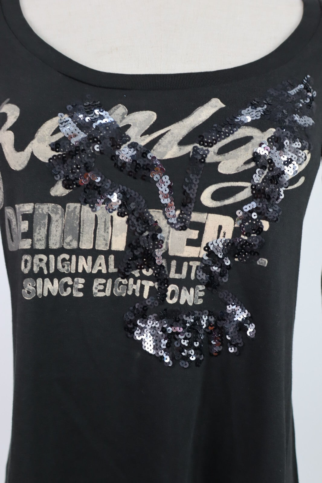 REPLAY MAGLIA DONNA TG. XS WOMAN CASUAL VINTAGE T-SHIRT TOP