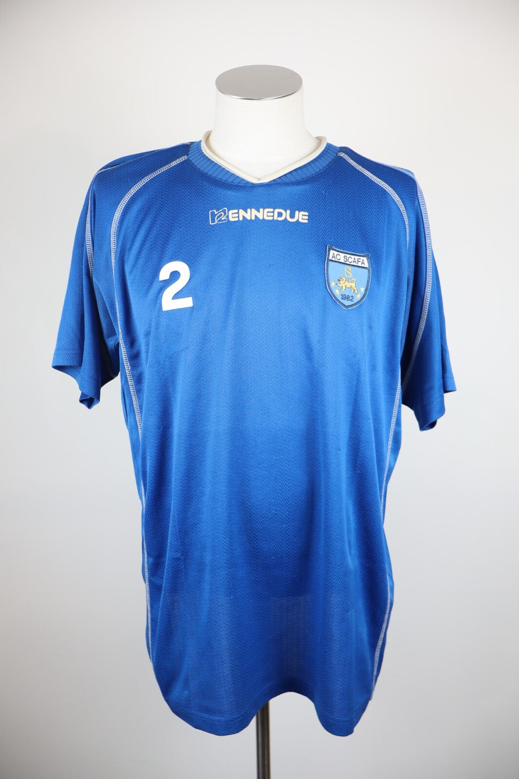 ENNEDUE AC SCAFA N 2 MAGLIA CALCIO UOMO Tg L SOCCER TRIKOT MAN JERSEY