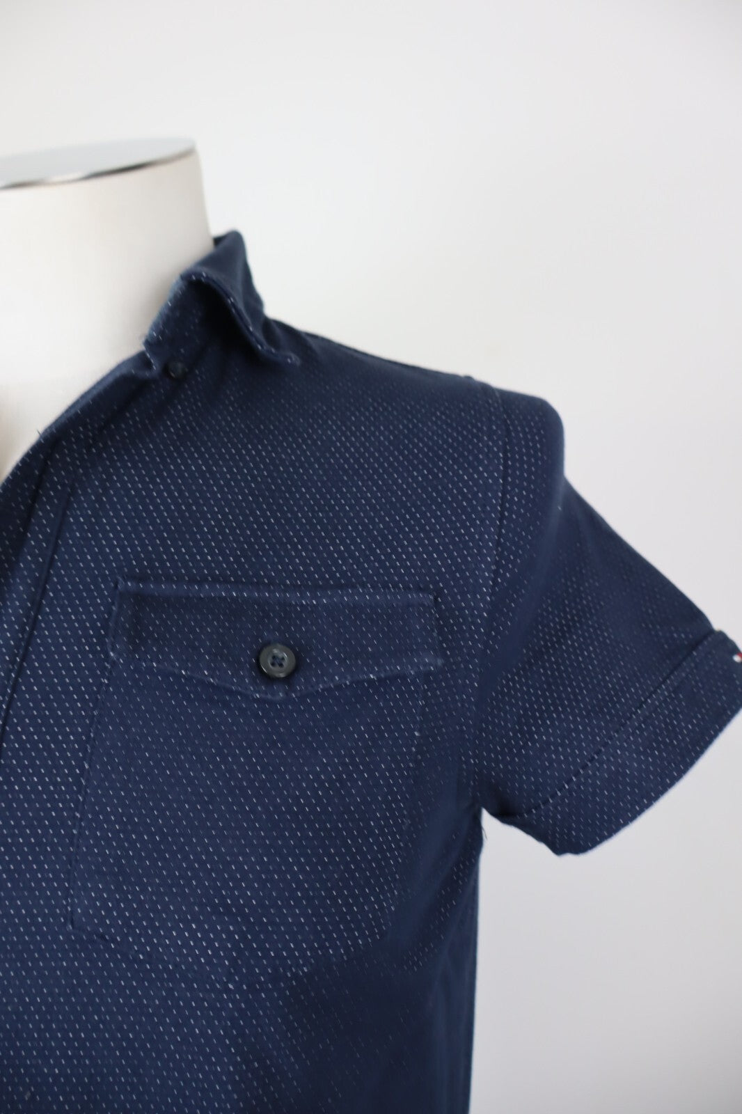 TOMMY HILFIGER CAMICIA UOMO COTONE TG. XS MAN CASUAL VINTAGE SHIRT COTTON
