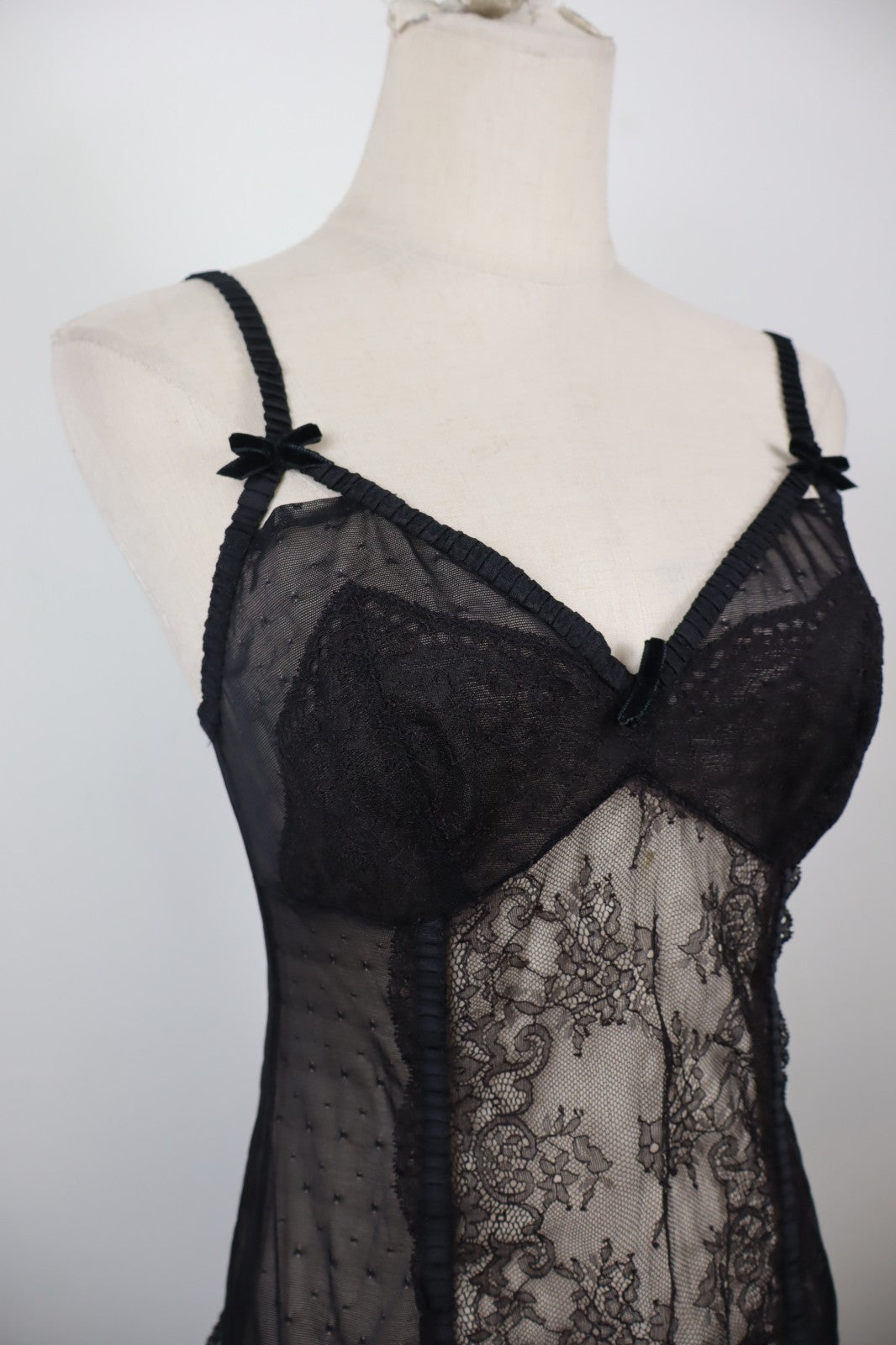 TWINSET SIMONA BARBBIERI LINGERIE SOTTOVESTE INTIMO IN PIZZO DONNA TG M WOMAN