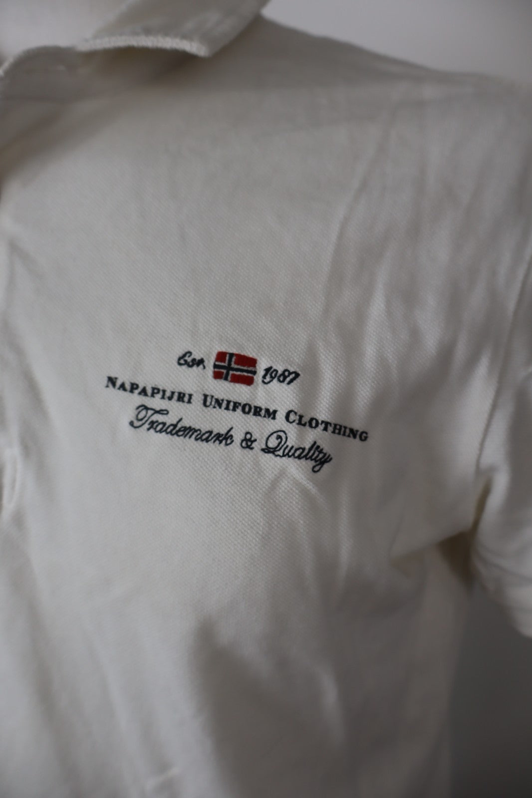 NAPAPIJRI MAGLIA POLO UOMO TG. L MAN T-SHIRT CASUAL VINTAGE COTONE COTTON