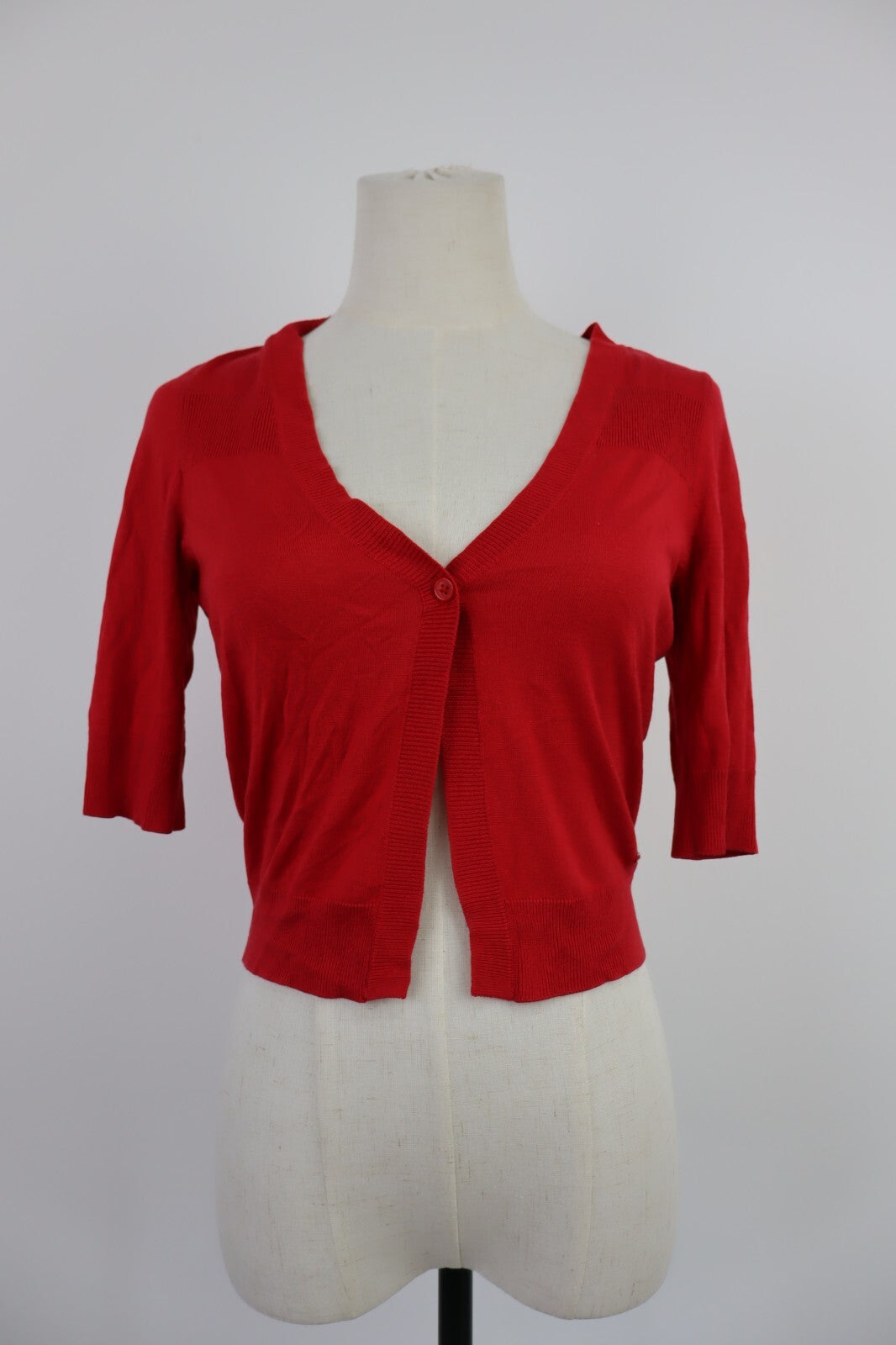 TOMMY HILFIGER CARDIGAN MAGLIONE COPRISPALLA COTONE DONNA Tg. S WOMAN SWEATER