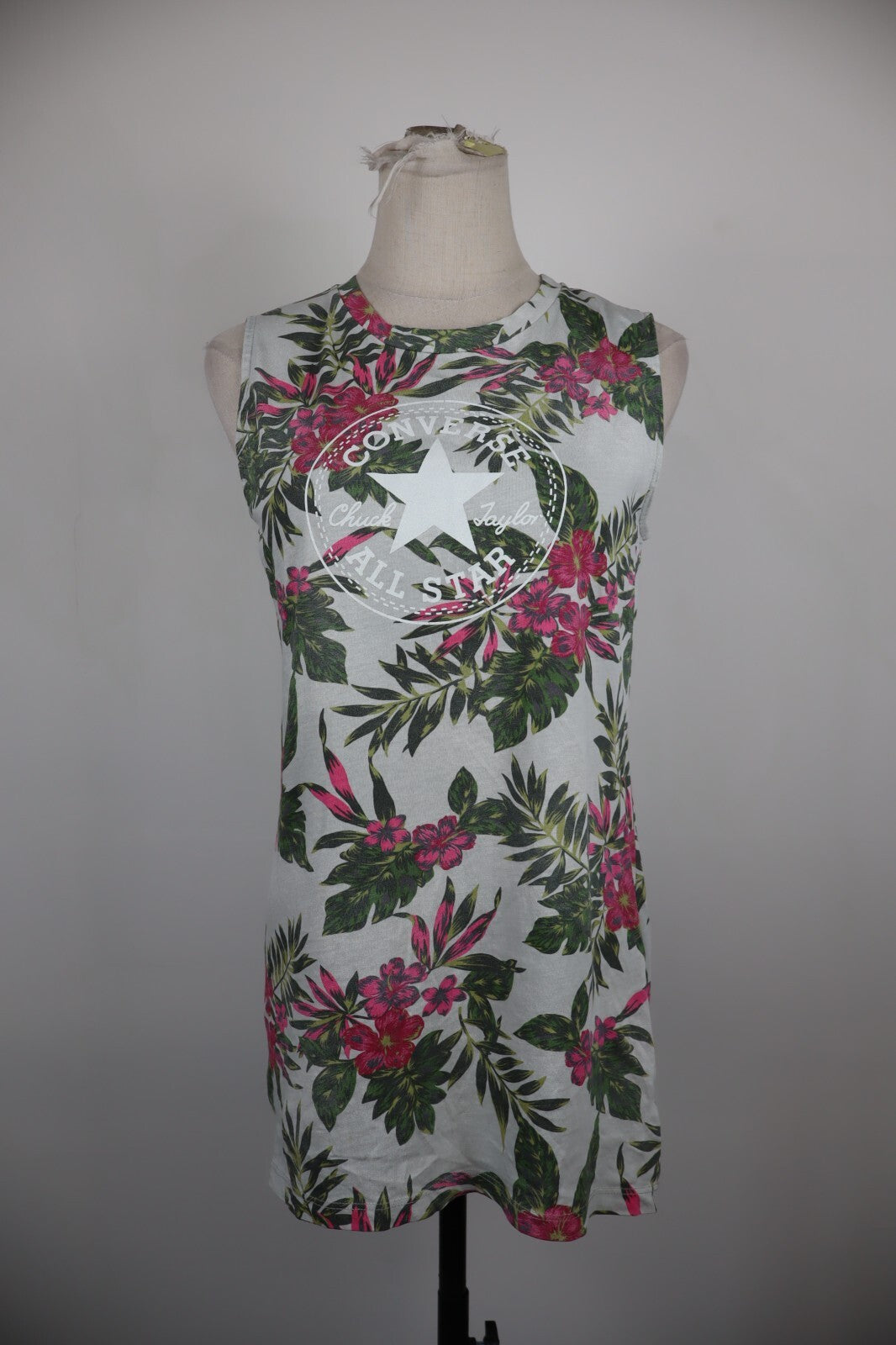 CONVERSE MAGLIA LUNGA SMANICATA DONNA TG. S WOMAN CASUAL VINTAGE T-SHIRT COTONE