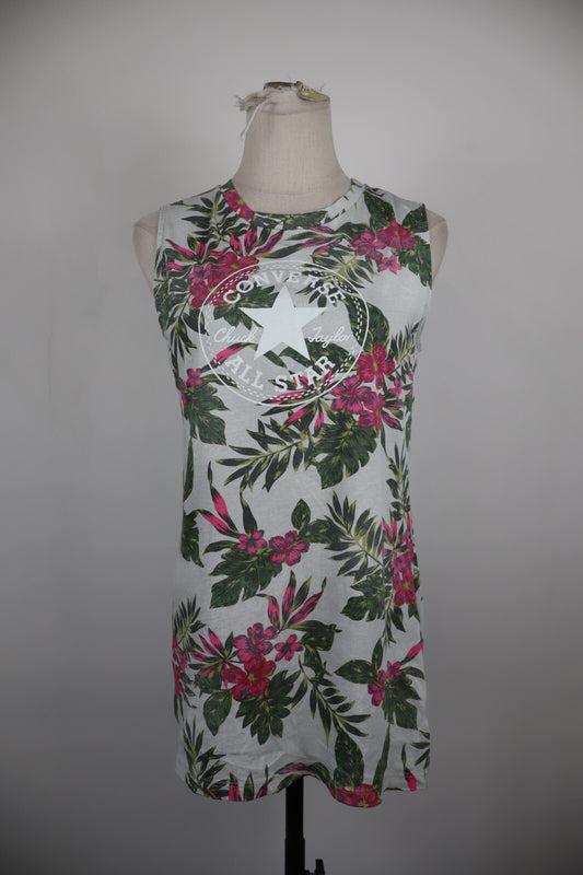 CONVERSE MAGLIA LUNGA SMANICATA DONNA TG. S WOMAN CASUAL VINTAGE T-SHIRT COTONE