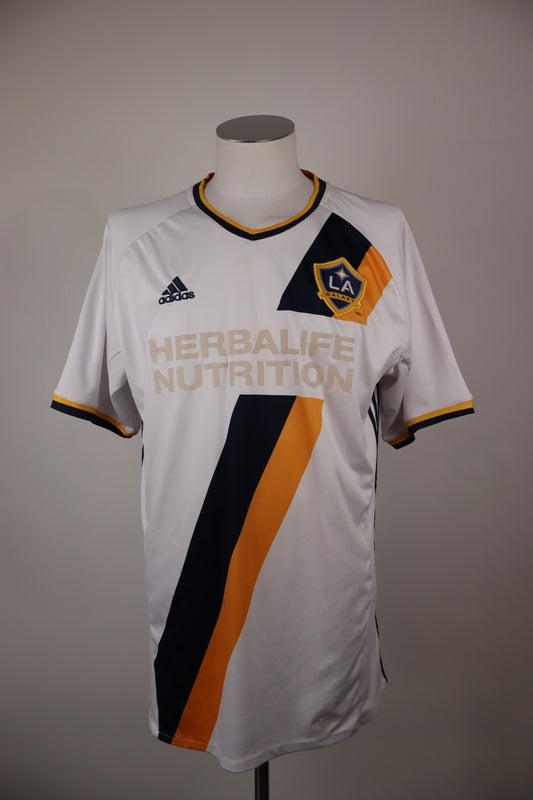 ADIDAS L.A. GALAXY MAGLIA CALCIO UOMO Tg XL SOCCER T-SHIRT GERRARD N 8 VINTAGE