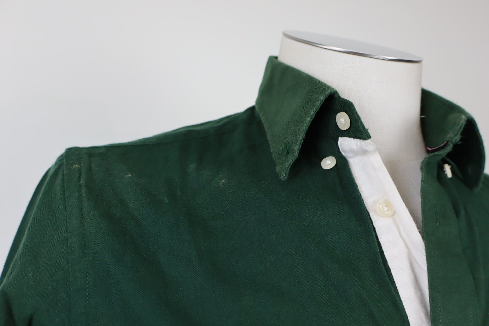 TOMMY HILFIGER CAMICIA UOMO TG. XS MAN CASUAL VINTAGE SHIRT COTONE CASHMERE